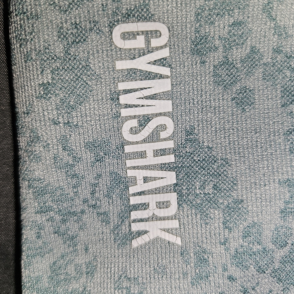 Gymshark M Green Print Leggings